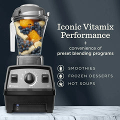 Vitamix Propel Series 510 Blender with Three Blending Programs, Professional-Grade Blender for Smoothies and More, Stainless-Steel Blades, Self-Cleaning Kitchen Appliance, 48 Oz Container, White