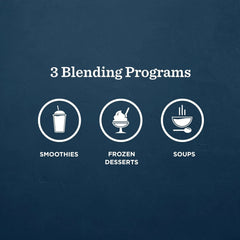 Vitamix Ascent X2 Blender with Three Blending Programs, Self-Cleaning Program, Professional-Grade Blender for Smoothies, Soups and More, Stainless-Steel Blades, 48 Oz Container, Midnight Blue
