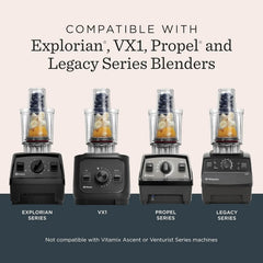 Vitamix Personal Cup Adapter, BPA-Free, Dishwasher-Safe, Two 20-Ounce Blender Cups, Two Lids, and One Blender Adapter with Stainless-Steel Blades, Not Compatible with Ascent or Venturist Series